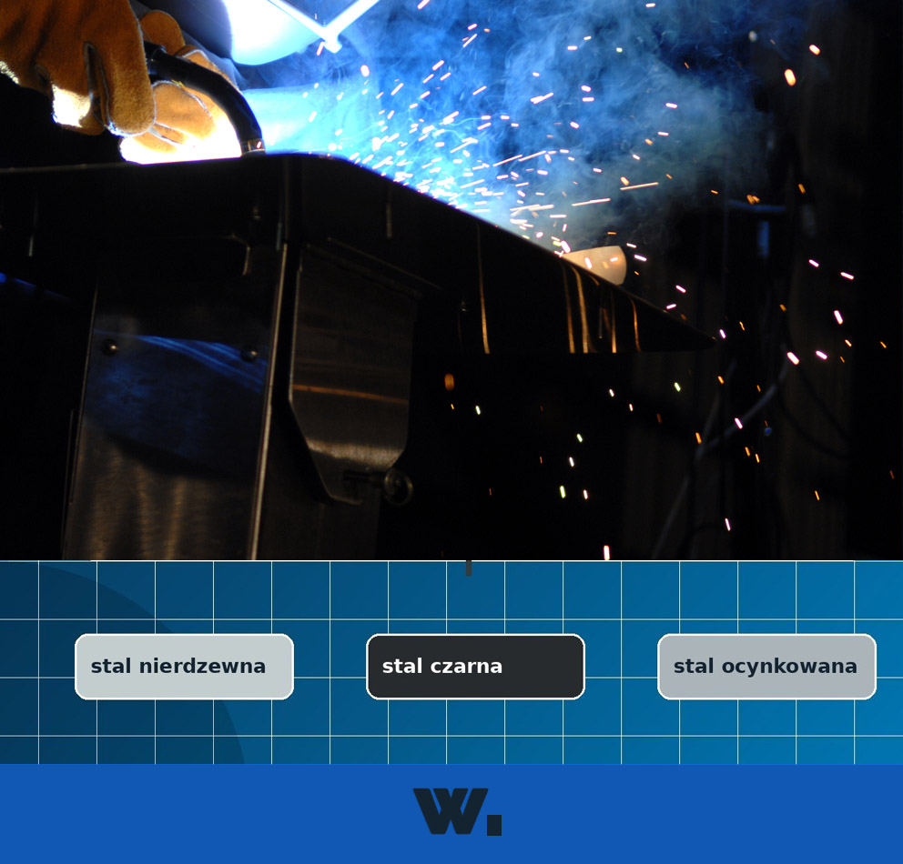 Elementy spawane wentylacji ze stali nierdzewnej, czarnej i ocynkowanej